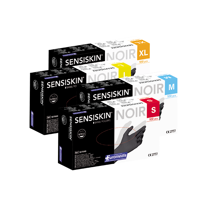 Gant d'examen en nitrile sans poudre 240mm - SENSISKIN