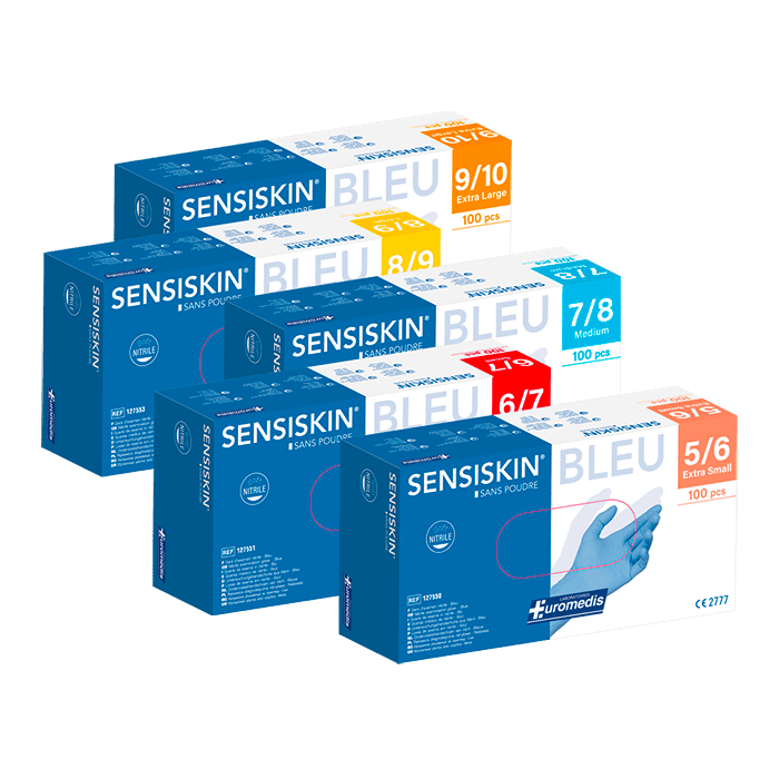 Gant d'examen en nitrile sans poudre 240mm – SENSISKIN