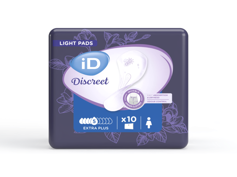 Ontex-ID Discreet light pads for women Extra Plus