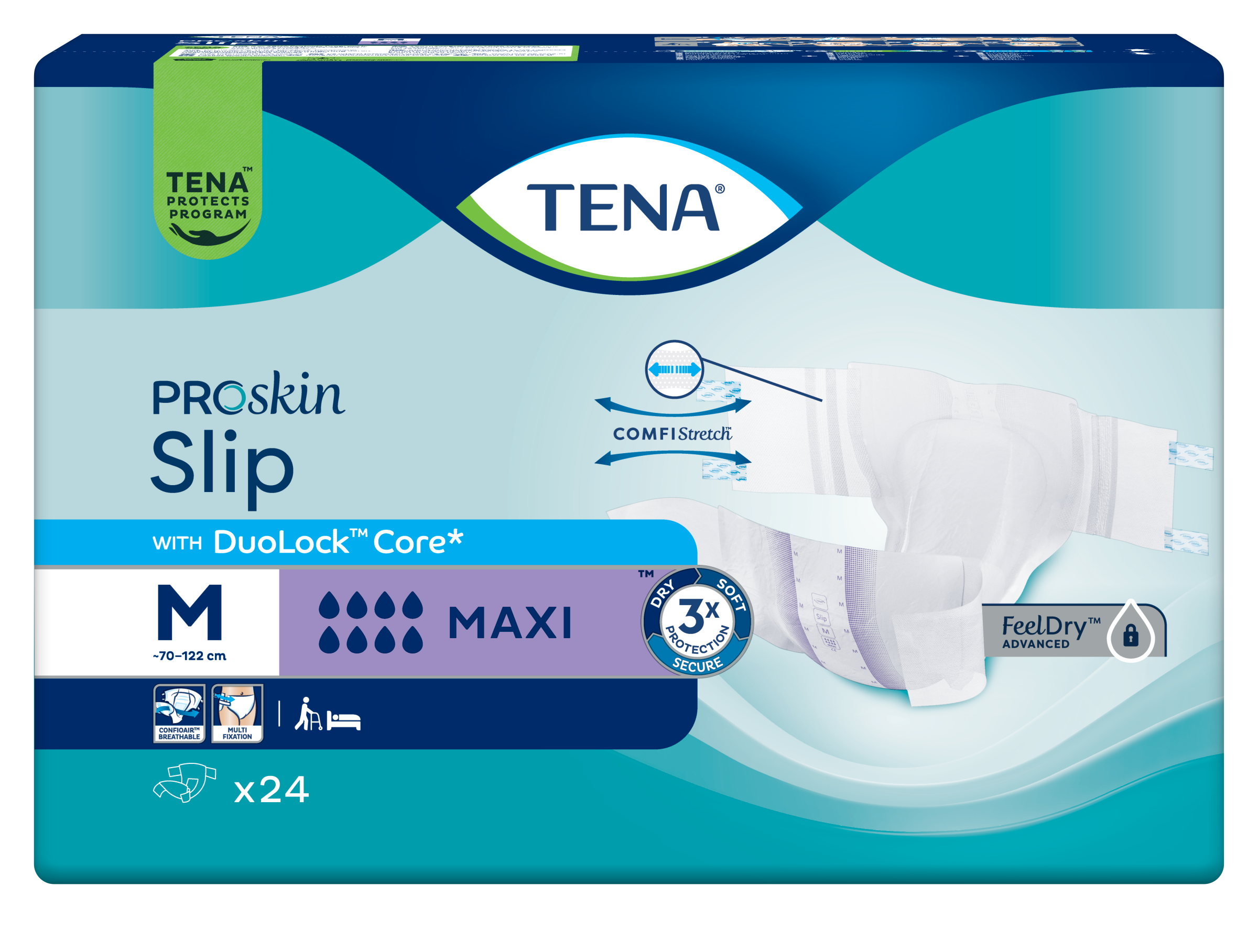 Tena Slip Proskin Medium Maxi