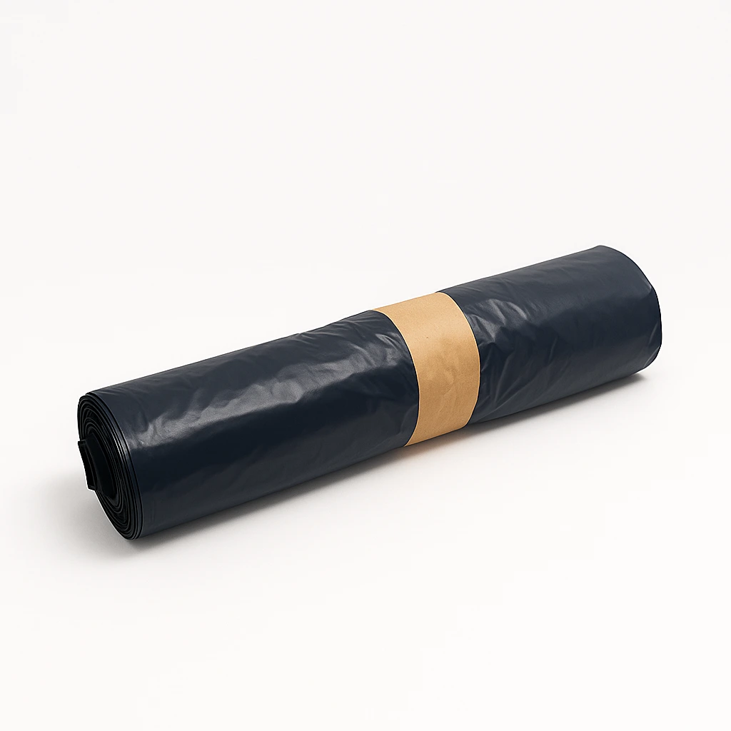 Sacs poubelles 130 litres noirs 10x10 pièces (100 sacs)