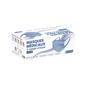 Masque chirurgical 3 plis - Type IIR